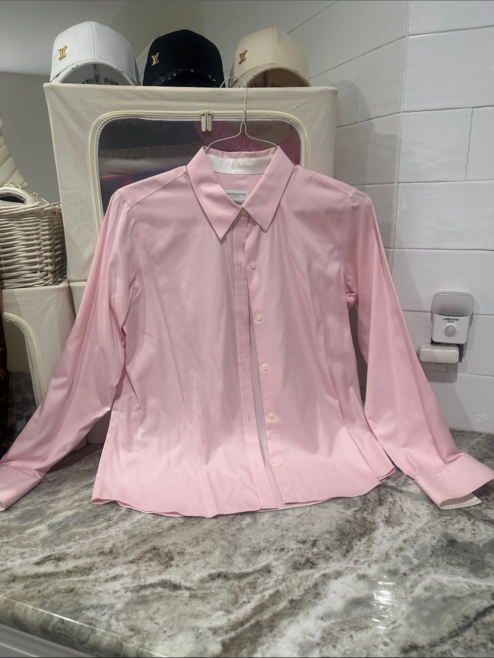 Liz Claiborne Light Pink WOMENS Dress Shirt